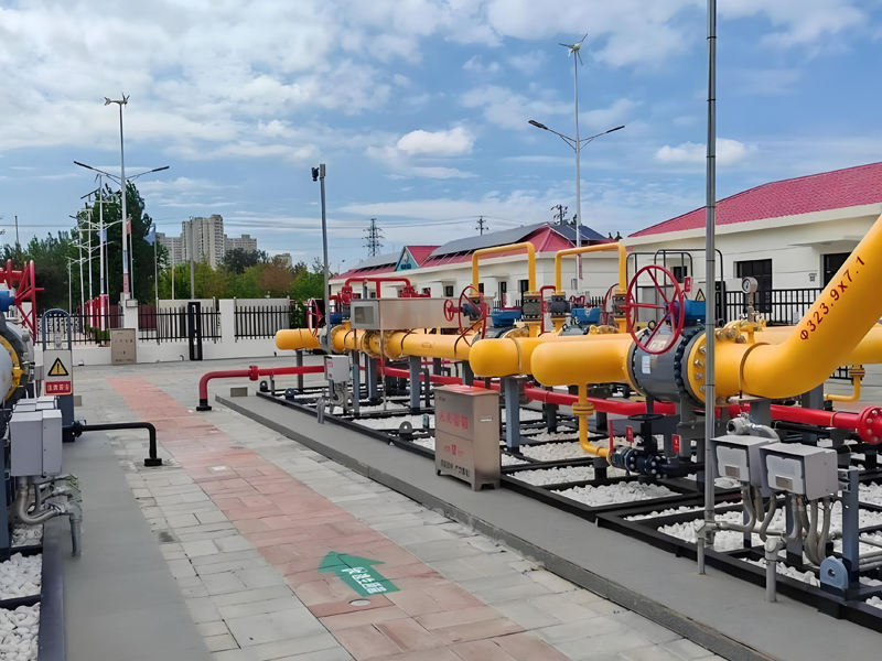 Gas supply station