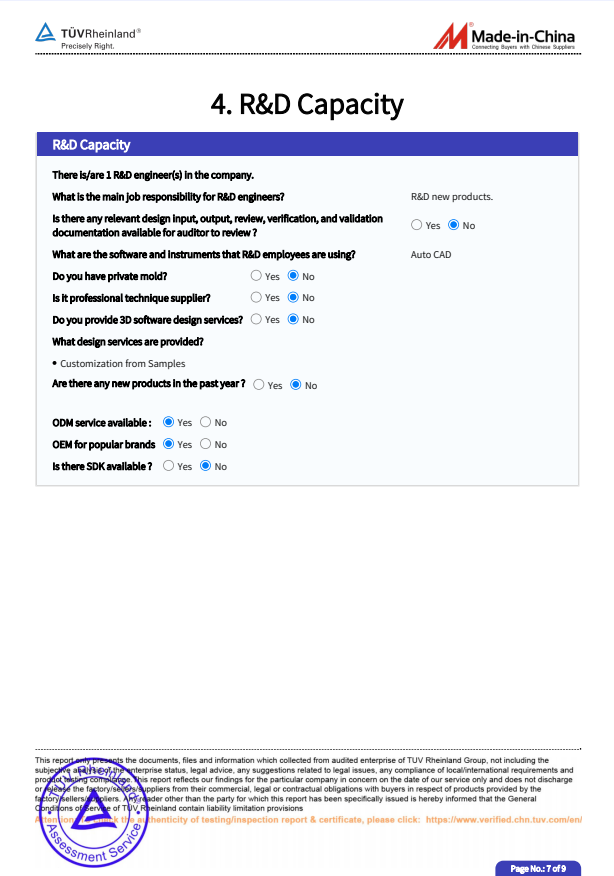 Qualification Certification